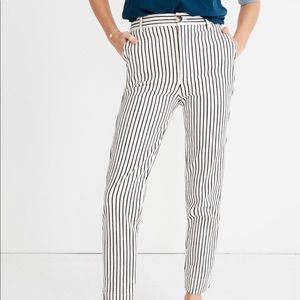 Tapered Pants in Stripe